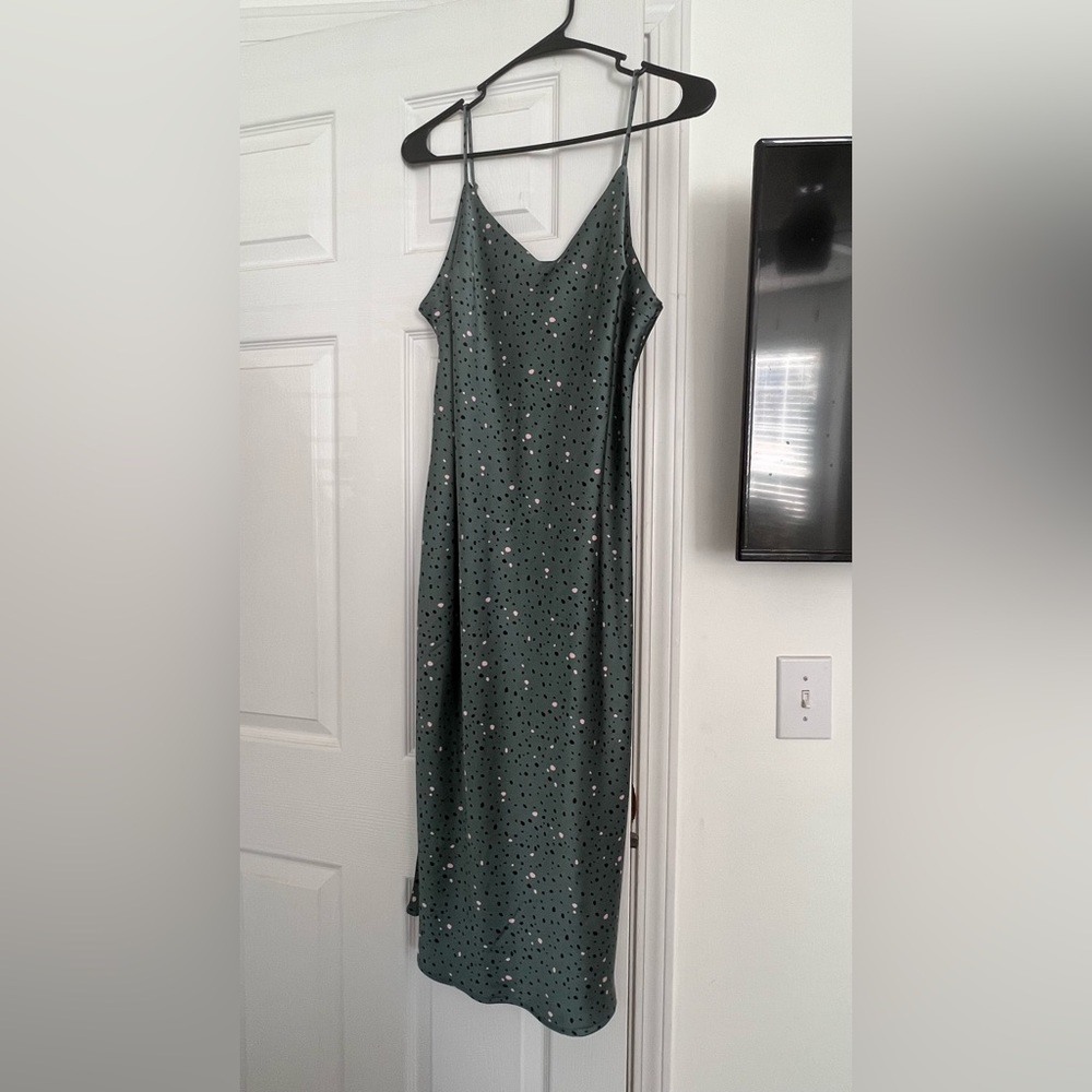 Everly MIDI silk dress